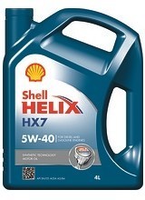 Масло моторное SHELL Helix HX7 5W-40 4л